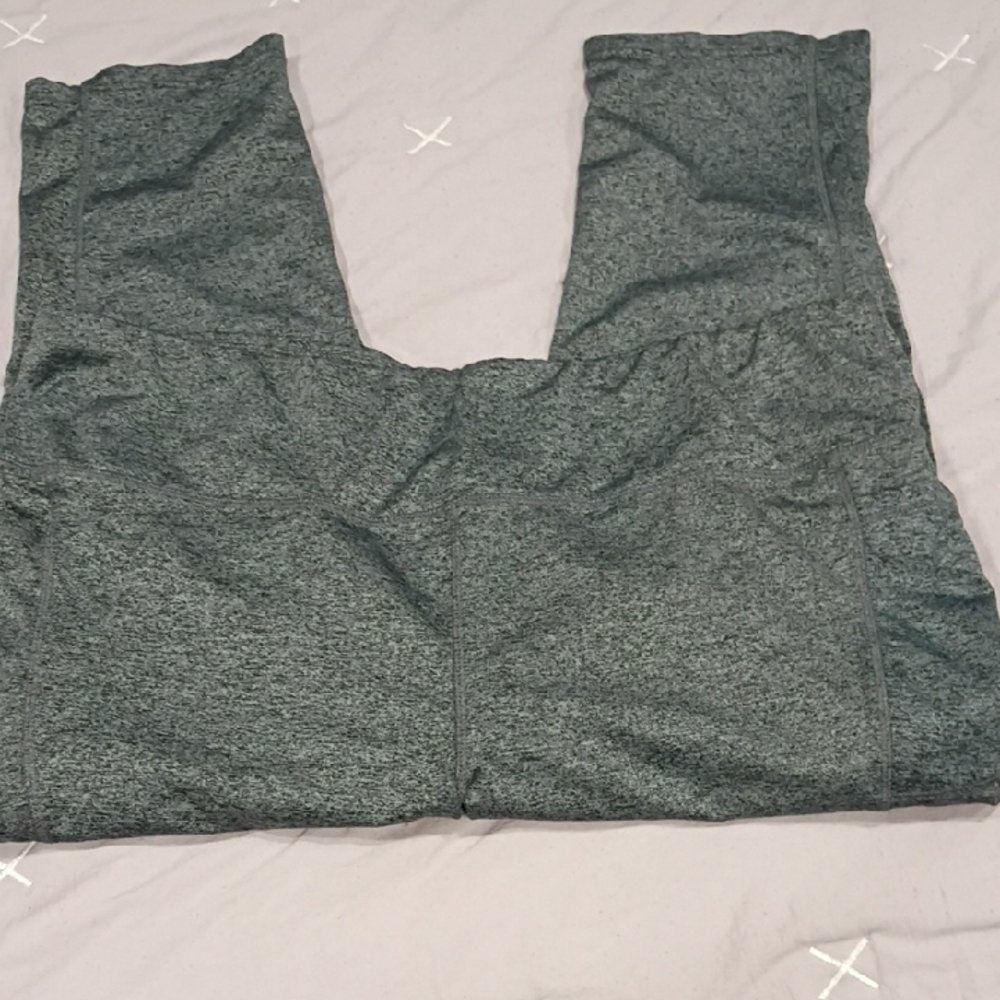 Adrienne Vittadini Heathered Gray Leggings